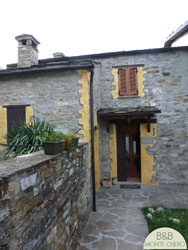 Vista dell'ingresso del B&B